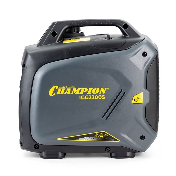 CHAMPION IGG2200S Генератор инверторный CHAMPION IGG2200S (2,2/2,4 кВт, 3,8лс, 4л, 18,5кг, закрытый корпус)