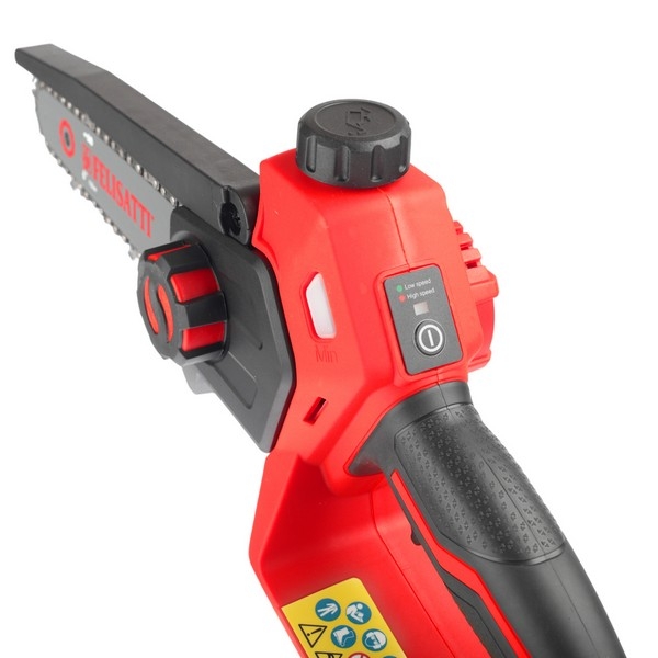 Felisatti FT1161 Felisatti Аккумуляторная цепная пила, 18 В, 5400/7000 об/мин, 6''(картон, без аккум.)