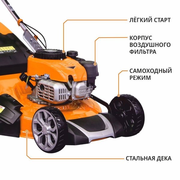 Газонокосилка бензиновая PIT MLM-46S