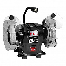 PIT PBG125-C2 Станок точильный электрич. P.I.T., 200 Вт, 2950 об/мин, Ø125х12,7х16 мм, LED, пылезащита