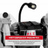 PIT PBG125-C2 Станок точильный электрич. P.I.T., 200 Вт, 2950 об/мин, Ø125х12,7х16 мм, LED, пылезащита