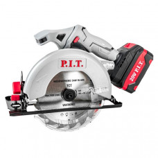 PIT PKS20H-165A/1 Пила циркулярная аккумуляторная, 20 В, 4300 об/мин, 165 мм, 1 АКБ и ЗУ