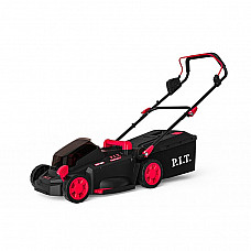 PIT PLM20H-330B/1 Газонокосилка аккумуляторная, 20В, шир кош 330мм, выс. кош 25-75мм, трав 30л. 1АКБ 4Ач, ЗУ