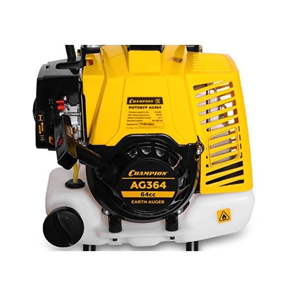 CHAMPION AG364 Мотобур, 2,2 кВт, 64 см. куб., без шнека