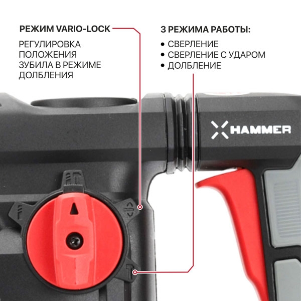 PIT PBH32-C6 Перфоратор SDS-Plus электрич. P.I.T., верт, 1500Вт, 6,0Дж, 3реж, Ø32мм, 0-920об/мин