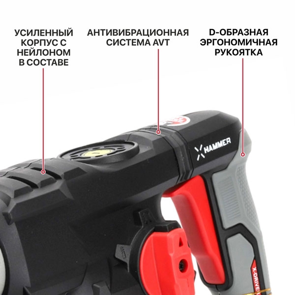 PIT PBH32-C6 Перфоратор SDS-Plus электрич. P.I.T., верт, 1500Вт, 6,0Дж, 3реж, Ø32мм, 0-920об/мин
