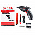 PIT PD03P3,6-006 Отвертка аккумуляторная, 3,5Нм, 1.3Ач, биты 15шт., пов. рук., USB зарядка