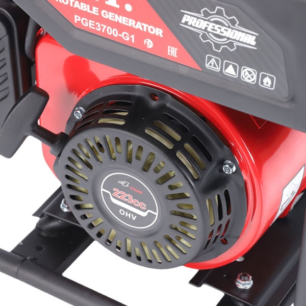 PIT PGE3700-G1 Генератор бензиновый инверторный P.I.T. PGE3700-G1 (3,7/3,5 кВт, 223см³, 4 такт, 2х220В, 12В, 15А)