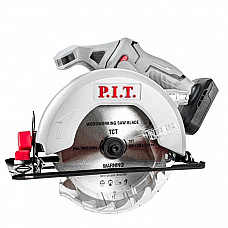 PIT PKS20H-165A Пила циркулярная аккумуляторная, Li-ion, 20В.,диск 165мм., пропил 52 мм.,4300 об/мин. Без АКБ и ЗУ.