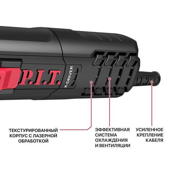 PIT РWS125-C9 Машина шлифовальная угловая, 220 В, 125 мм, 850 Вт, 11000 об/мин, М14