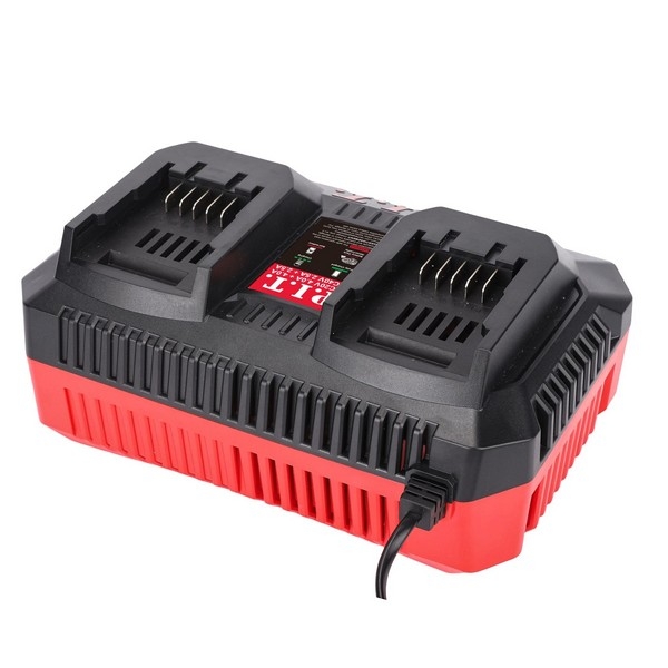 PIT расходник PC20401 Зарядное устройство двухпортовое P.I.T., 20В/40В, 4.0А/2.5А, 220Вт, акб 20В/40В OnePower