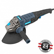 RÖGEL AGR 230-2200FS Угловая шлифовальная машина RÖGEL, 2200 Вт, 6500 об/мин, повор. рукоять, быстрорег. кожух, плав. пуск, диск 230 мм