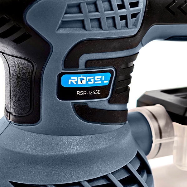 RÖGEL RSR-1245E Эксцентриковая шлифмашина RÖGEL, 450 Вт, 4000-13000 об/мин, круг 125 мм, эксцентриситет 3.0 мм