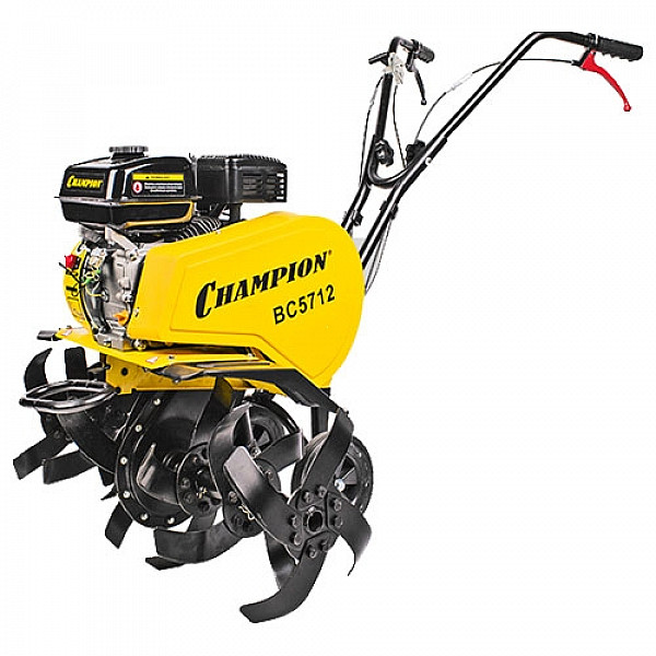 CHAMPION BC5712 Мотокультиватор, 6,5 л.с., 196 см.куб., шир.захвата 30-55-85см.