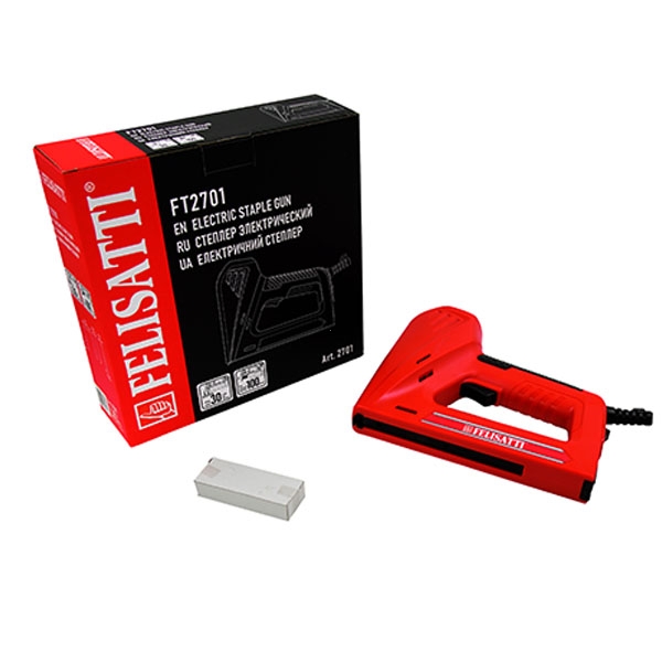 Felisatti FT2701 Felisatti Степлер электрический New, длина гвоздей 16 мм,тип гвоздей 15 мм, тип скоб 8-14 мм, тип 53, 30 уд/мин