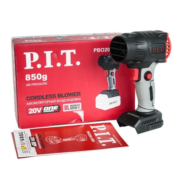 PIT PBO20H-550A SOLO Воздуходувка аккум. бесщеточная P.I.T., 20В, 55м/с, 0-75000 Об/мин