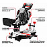 PIT PMS20H-210B Пила торцовочная аккум. бесщёточная P.I.T. PMS20H-210B SOLO (20В, Ø210мм, 4200об/мин,накл 45°,лазер)