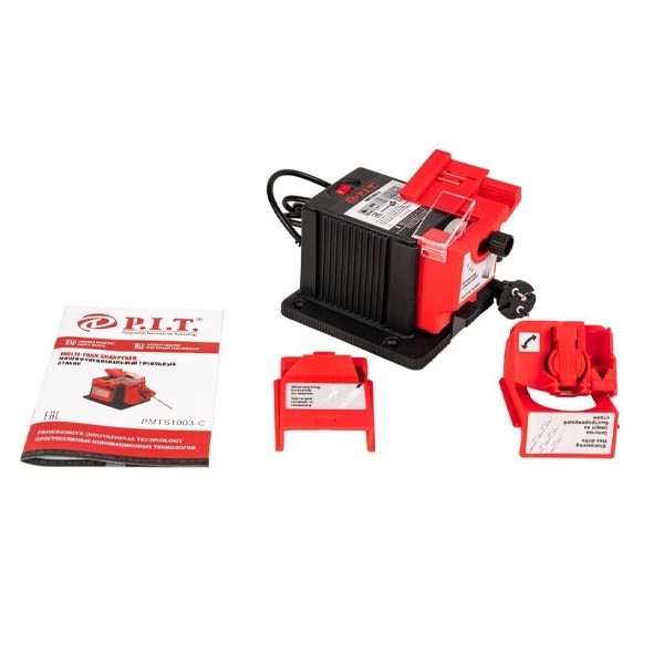 PIT PMTS1003-C Станок для заточки сверл, 65Вт, 3-10мм, 6700об/мин, заточка сверл+ножей+ножниц