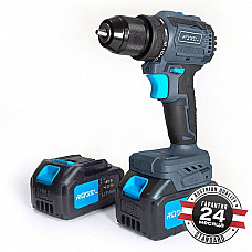 RÖGEL CDR-2140BL Дрель-шуруповёрт бесщёточная аккумуляторная RÖGEL, 21 В, 0-450/0-1450 об/мин, металл. патрон, 4.0 Ач, 50 Нм, 2 АКБ, кейс