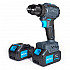 RÖGEL CDR-2140BL Дрель-шуруповёрт бесщёточная аккумуляторная RÖGEL, 21 В, 0-450/0-1450 об/мин, металл. патрон, 4.0 Ач, 50 Нм, 2 АКБ, кейс