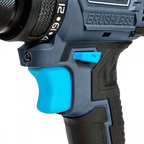 RÖGEL CDR-2140BL Дрель-шуруповёрт бесщёточная аккумуляторная RÖGEL, 21 В, 0-450/0-1450 об/мин, металл. патрон, 4.0 Ач, 50 Нм, 2 АКБ, кейс