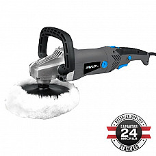 RÖGEL PMR 180-1400 Полировальная шлифмашина RÖGEL, 1400 Вт, 600-3000 об/мин, пов. рукоятка, бронир. ротор, диск 180 мм