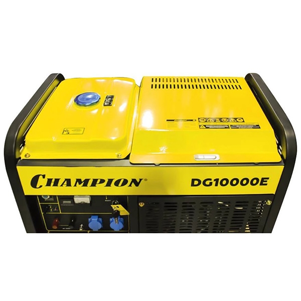 CHAMPION DG10000E Генератор дизельный, 230 В/50 Гц, 954 см.куб., 10-11кВт/17 л.с.
