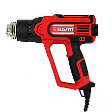 Felisatti FT2004 Felisatti Фен строительный 2300, 2300 Вт, 9 насадок (керамический нагреватель)