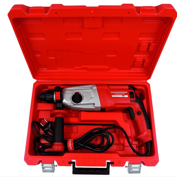 Felisatti FT7002 Felisatti Перфоратор SDS plus 28/850, 850 Вт, 3,2 Дж, 28 мм, (алюминиевый корпус)