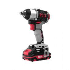 PIT PIW20H-300B/1 Гайковерт ударный бесщеточный аккумуляторный, Li-ion, 20В., 300 Нм., 0-1200/0-1900/0-2400 об/мин, 1 АКБ и ЗУ, кейс