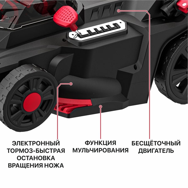 Газонокосилка аккумуляторная PIT PLM20H-380B
