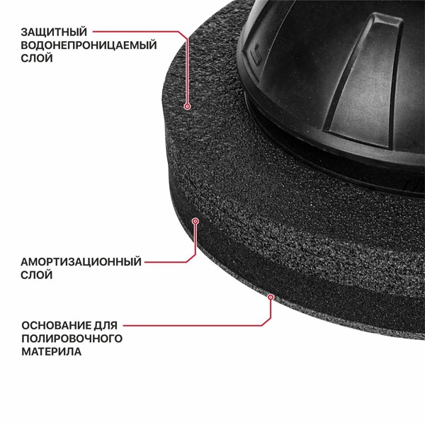 PIT PPO20H-250A Шлифмашина полировальная аккум. P.I.T. PPO20H-250A SOLO (20В, Ø254 мм, 2500об/мин, амплитуда 5мм)