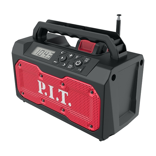 PIT расходник PJS20H-10A Аккумуляторное bluetooth-радио solo, 20 В, 85,7-108 МГц, 2х10 Вт, usb 2,0, выход 5 В, 2,1 А