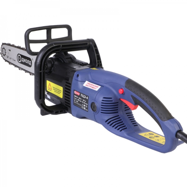 ДИОЛД ПЦЭ-4  Пила цепная электрическая ручная, шина 16"(3/8"), 200 В/50 Гц, 2200 Вт, 6 м/с