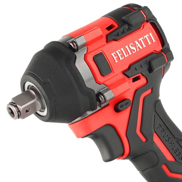 Felisatti FT15398 Felisatti Аккумуляторный ударный гайковерт, 360 НМ, 0-3300 уд/мин, 0-2700 об/мин, 2*4 а/ч, кейс