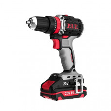 PIT PSB20H-10C/1 Дрель ударная бесщеточная аккумуляторная X-DRIVER, 20В, 40Нм, патрон 10 мм, 2ск, АКБ 2Ач, ЗУ, кейс