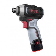PIT PSD12K-120A/2 Винтоверт IMPACT аккум. Бесщёточный, 12В, 120Нм, 3 ск, HEX 1/4", 2 акб, ЗУ