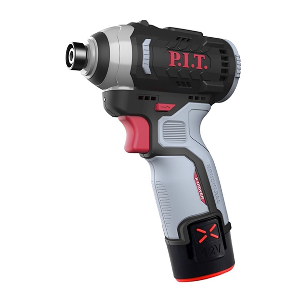 PIT PSD12K-120A/2 Винтоверт IMPACT аккум. Бесщёточный, 12В, 120Нм, 3 ск, HEX 1/4", 2 акб, ЗУ