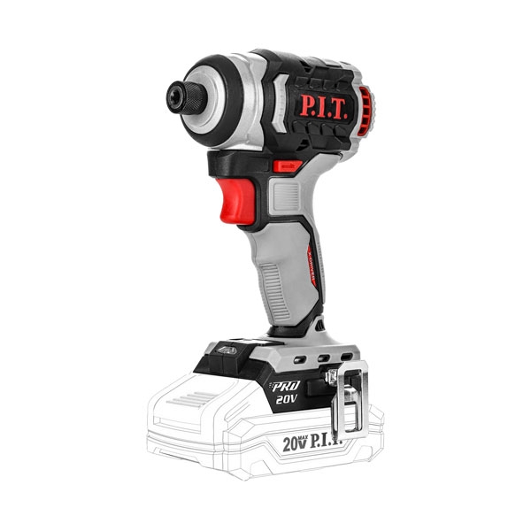 PIT PSD20H-230A Винтоверт IMPACT аккум. бесщёточный P.I.T. PSD20H-230A SOLO (20В, 230Нм, 3ск, 3500уд/м, HEX 1/4