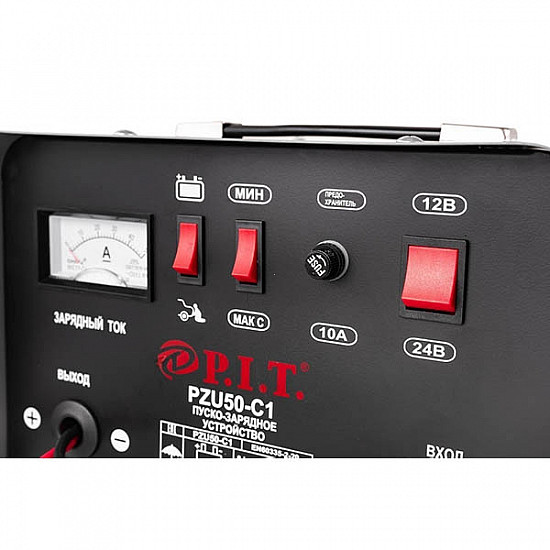 PIT PZU50-C1 Устройство пуско-зарядное, 0,95/6,4 кВт., ток.зар. 20/30А. max, 130А., 220В.,50Гц.