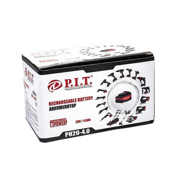 PIT расходник PH20-4.0 Аккумулятор 20В., 4Ач.,Li-ion