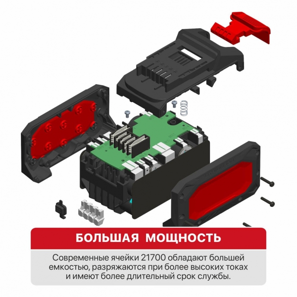 PIT расходник PH20-8.0 Аккумулятор бивольтовый OnePower 20В/40В,4Ач/8Ач, li-Lon, индикация заряда, плата