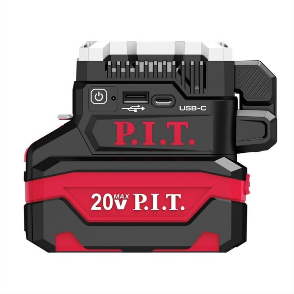 PIT расходник PWL20H-5A SOLO Фонарь аккум. P.I.T., 20В, 5Вт/2,5Вт, 400/200Лм, LED, рег. 270°/180°, USB/Type-C