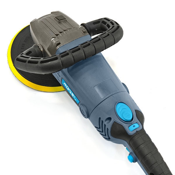 RÖGEL PMR 180-1400 Полировальная шлифмашина RÖGEL, 1400 Вт, 600-3000 об/мин, пов. рукоятка, бронир. ротор, диск 180 мм