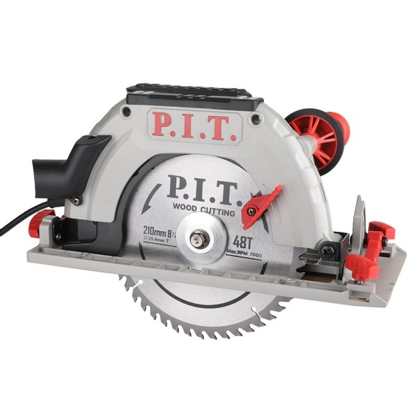 PIT PKS210-C Пила циркулярная электрич. P.I.T., 2000Вт, Ø210мм, 5100об/мин, пропил 70мм, стац., лит.осн