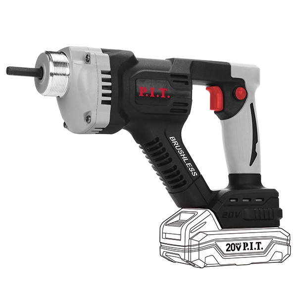 PIT PMV20H-25A Вибратор для бетона аккум. SOLO, 20В, Ø25мм, 3100об/мин, 6200вибр/мин, булава1,5м