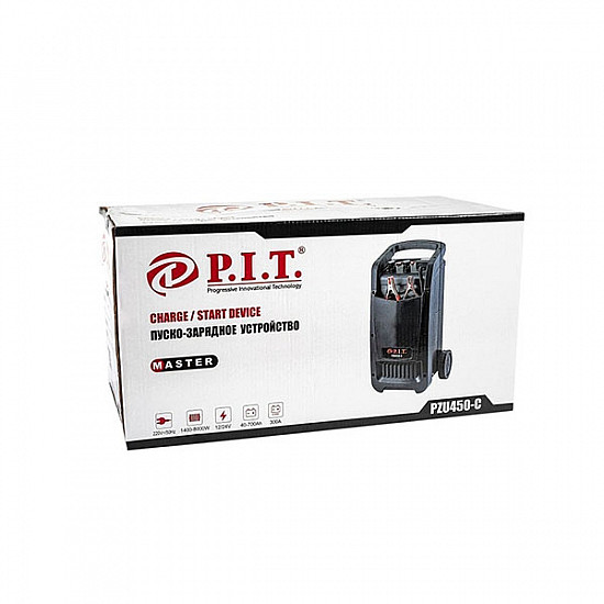 PIT PZU450-C Устройство пуско-зарядное, 1,2/10 кВт., ток.зар. 40/50А. max, 300А., 220В.,50Гц.