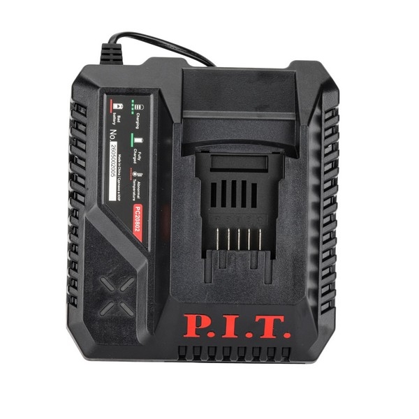 PIT расходник PC20802 Зарядное устройство P.I.T., 20В/40В, 8.0А/4.0А, 200Вт, 2 вентилятора, защита, для OnePower