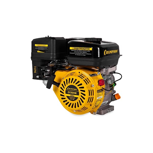 CHAMPION G130HK Двигатель 4,5 лс/3,3 кВт,133 см.куб, диаметр 19 мм, шпонка