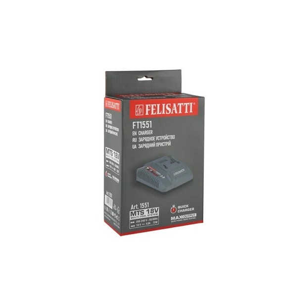 Felisatti FT1551 Felisatti(15510000) Зарядное устройство 18В (4А) COOL